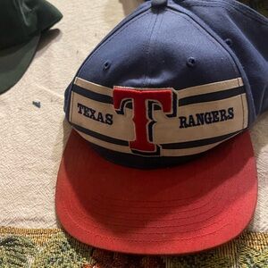 Vintage Texas Rangers MLB Snapback Cap Hat